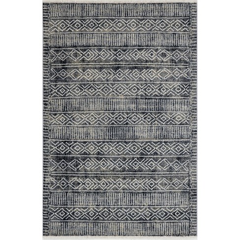 Nuloom Kattie Striped Fringe Area Rug, 5' X 7' 10