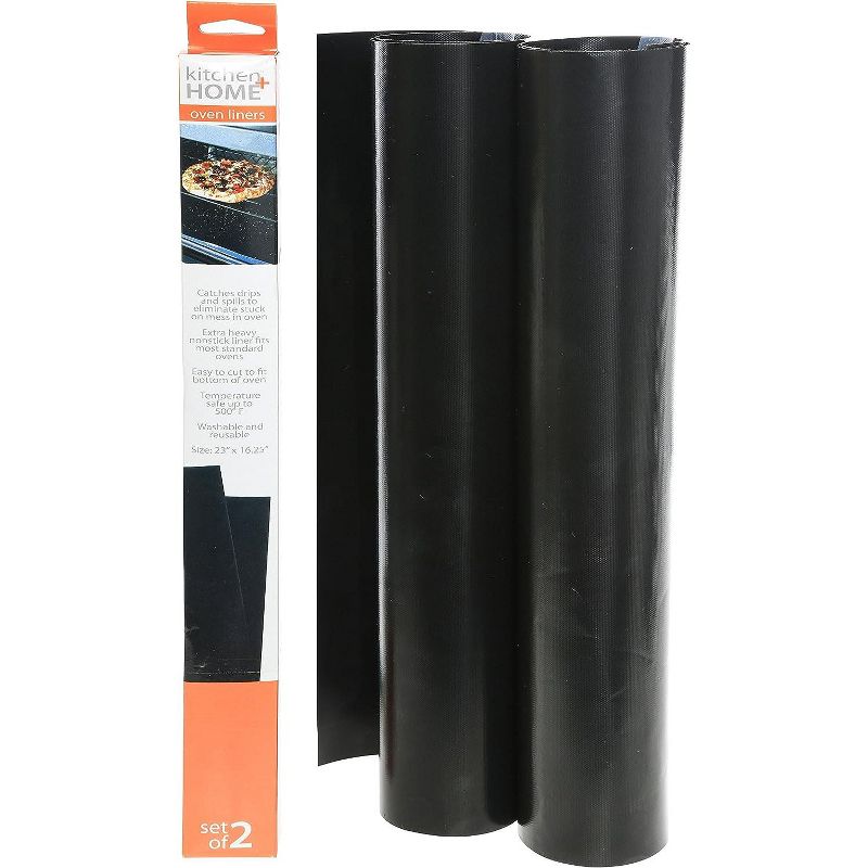 Kitchen + Home Oven Liners - Set of Nonstick Reusable Oven Mat for Gas, Electric & Microwave Ovens, 1 of 7