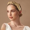 Unique Bargains Women's Elegant Faux Diamond Satin Wide Headband 1 Pc - 2 of 3