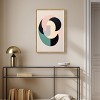 Art Remedy Cubist Style Jade Ring Contemporary Shapes Abstract Wall Art Framed - 2 of 4