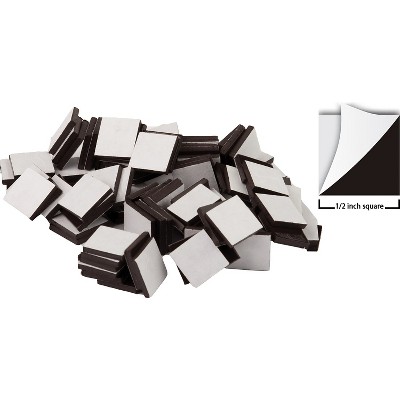 Teacher Created Resources Adhesive Magnetic Squares Black 100/Set (TCR20720)