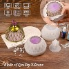 JDICTION Silicone Jar Resin Mold with Lid - 100Pcs Rhinestone Included for DIY Jewelry Storage, Candle Jars & Craft Gifts - 4 of 4