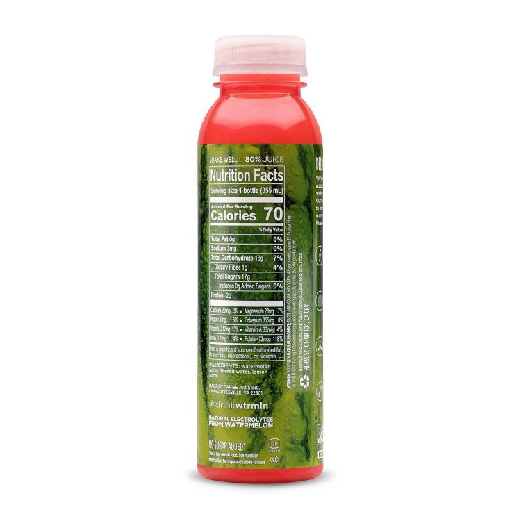 WTRMLN WTR Hydration Cold Pressed Juiced Watermelon Water - 12 fl oz, 3 of 7