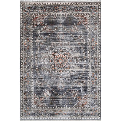 Nuloom Penny Vintage Floral Medallion Indoor Area Rug
