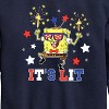 Boys' - SpongeBob SquarePants - It's Lit Graphic Long Sleeve Fleece Sweatshirt - 2 of 4