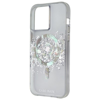 Case-Mate LuMee Halo Case for iPhone 12 Pro/iPhone 12 - Rose Gold White Marble