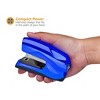 Bostitch Flat Clinch Stapler, 40 Sheets, Metallic Blue - 3 of 4
