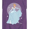 Girls' - Disney Princess - Cinderella Sparkles Fitted Short Sleeve Graphic T-Shirt - 2 of 4