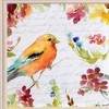 HomeRoots Set of Two Green Flower And Bird Square Framed Art - 3 of 4