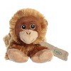 Aurora Small Eco Softies Orangutan Eco Nation Eco-Friendly Stuffed Animal Brown 8" - 2 of 4