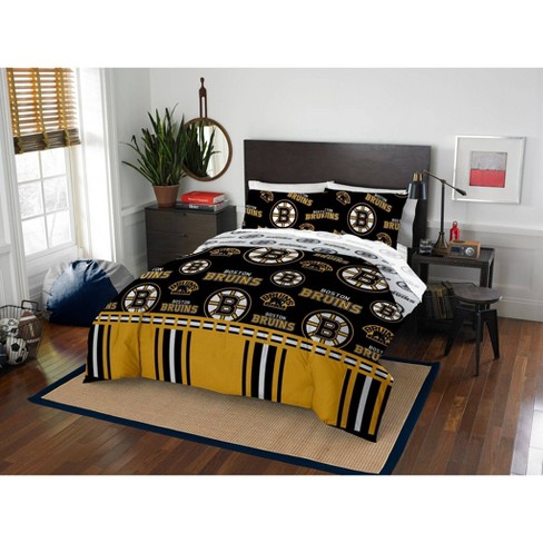 Nhl Boston Bruins Rotary Bed Set Twin, Nhl Twin Bed Sheets