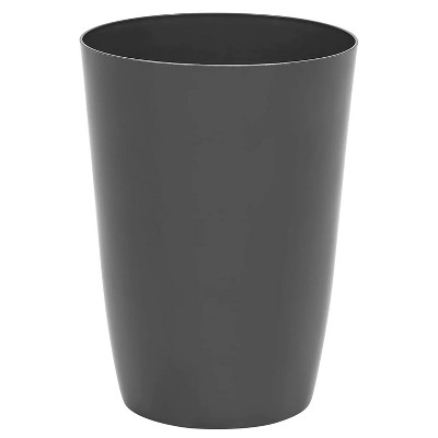 LunaLulinlk Gray Small Trash Can with Open Top for Tight Spaces - 1.58 Gallon Capacity
