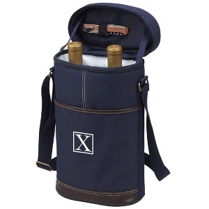 Picnic at Ascot Personalized Two Bottle Wine Cooler with Corkscrew - 1 of 3