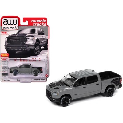 2023 Ram 1500 Rebel Havoc Edition Pickup Truck Ceramic Gray "Muscle Trucks" Series 1/64 Diecast Model Car by Auto World