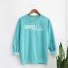 Simply Sage Market Women's Garment Dyed Graphic Sweatshirt Chaos Queen - 2 of 2