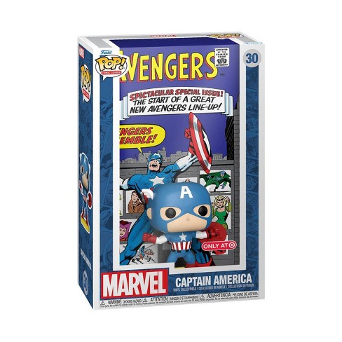 Buy Pop! Captain America with Pin at Funko.