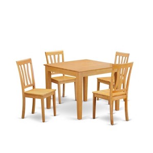 Retro Table and Chair Set - Renaissance Style Dining Furniture - 1 of 4