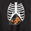 Boys' - Instant Message - Pizza Nuggets Skeleton Graphic Long Sleeve Fleece Sweatshirt - 2 of 4