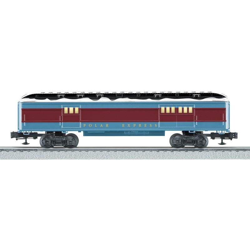 Lionel Trains The Polar Express Baggage Car Electric O Gauge Model Holiday Train Car with Interior Illumination and Operating Couplers, 1 of 5