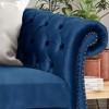 NicBex 84.5"Modular Sofa Couch with Tufted Button Back Modern Suede Fabric 3 Seater Couch with Soft Cushion for Living Room,Apartment - 4 of 4