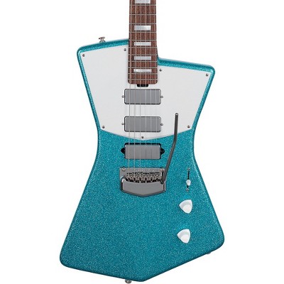 Ernie Ball Music Man BFR St. Vincent Electric Guitar Turquoise Crush Sparkle