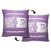 NHL Pittsburgh Penguins Hockey Fights Cancer Fight For Throw Pillow 18x18 Inches - 2 of 4