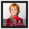 PosterPalooza | Square Minimalist Black Picture Frame - UV Acrylic, Foam Board Backing, Hanging Hardware - 2 of 4