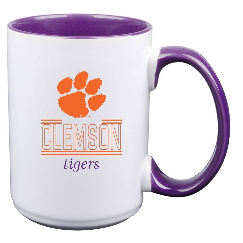 NCAA Clemson Tigers 16oz Home and Away Mug Set, 2 of 4