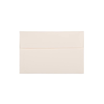 JAM Paper A9 Strathmore Invitation Envelopes 5.75 x 8.75 Natural White Wove 25/Pack (31911141)