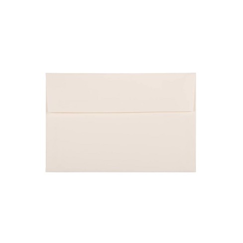 JAM Paper A9 Strathmore Invitation Envelopes 5.75 x 8.75 Natural White Wove 25/Pack (31911141) - image 1 of 2