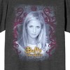 Buffy the Vampire Slayer Key Art Women's Charcoal Short Sleeve Crew Neck Tee - image 2 of 3