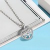 Heart Tree Life Pendant Necklace for Women Sterling Silver Cz Ginger Lyne Collection - image 4 of 4