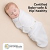 3pk Soothe Zippy Baby Swaddles 0-6 Months, Newborn Sleep Sacks, Zipper Swaddle, Wearable Swaddle Blanket - 4 of 4