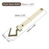 Unique Bargains PU Leather Home Camping Multipurpose S Hooks and Hangers 4 Pcs - 2 of 4