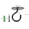 Unique Bargains Iron Wall-Mounted Ceiling Hook with Hardware for Hanging Plant - 2 of 4