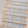 MBIGM Non-Slip Safety Rug, Stair Treads for Wooden Steps, Wood Treads for Steps, Ideal for Wooden Stairs, 15 pk - 2 of 4