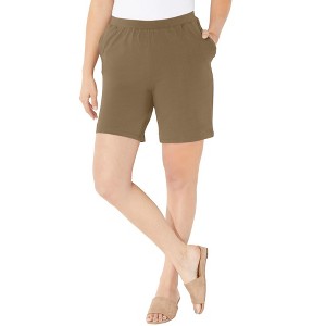 Catherines Women's Plus Size Suprema Short - 1 of 4
