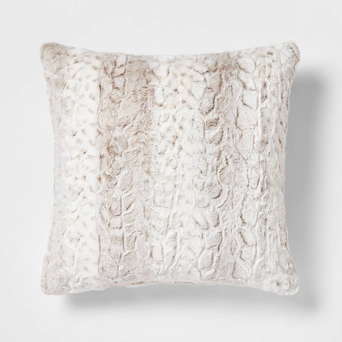 Oversized Textural Woven Throw Pillow Cream - Threshold™ : Target