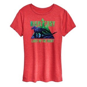 Women's - How to Train Your Dragon - Night Fury Light Up The Night Short Sleeve Graphic T-Shirt - 1 of 4
