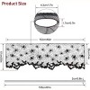 Mudder 4 Pieces 20 x 60 Inch Halloween Lamp Shade Cover Black Lace Lampshade Cover - 3 of 3