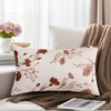 REGALWOVEN Floral Pattern Decoration Throw Pillow Cover for Outdoor Indoor 2 Pcs - 2 of 4