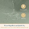 LunaLulinlk Fabric Shower Curtain with Hooks - 4 of 4