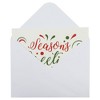 Sustainable Greetings 48 Pack Season's Greeting Winter Holiday Cards with Envelopes for Christmas, Blank Inside, Bulk (4.5 x 6.2 In) - 4 of 4