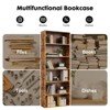 CAVINAS Bookcases for Living Room 53" H Floor Standing Open Bookcase with 5-Shelf for Office Storage - 3 of 4