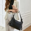 Soft Genuine Leather Purses and Handbags for Women Tote Shoulder Bag Satchel Purse - 2 of 4