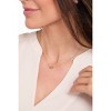Tiny Tags Silver Plated XO Pendant Necklace - 4 of 4