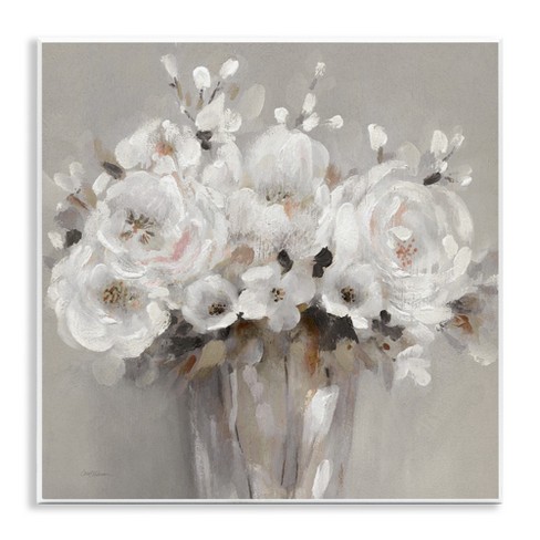 Stupell Industries White Flower Bunches, 12" x 12" - image 1 of 4