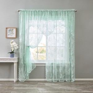 BrylaneHome Ella Lace Romantique Curtain - 1 of 1