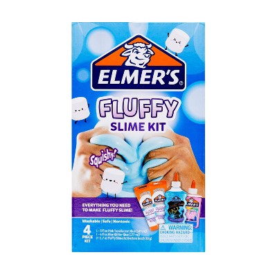 Elmer's 4pc Fluffy Slime Kit