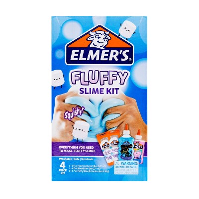 Elmer's Glue Slime Starter Kit, Clear School Glue & Blue Glitter Glue, 4  Count - Walmart.com